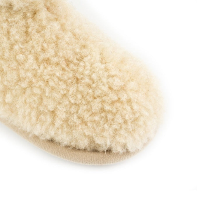 Eurooppalaiset merinovillatossut, beige