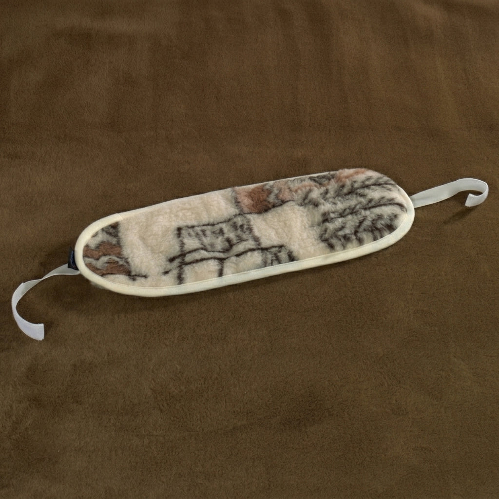 Narrow winter back support belt