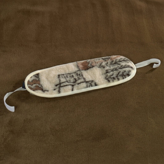 Narrow winter back support belt