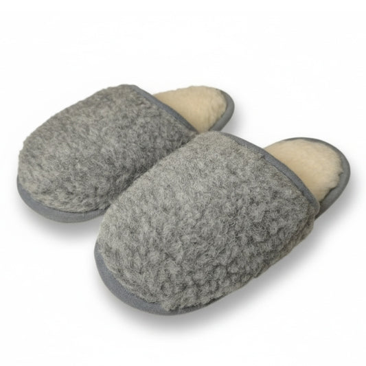 Flip-flops. Australian Merino. Grey