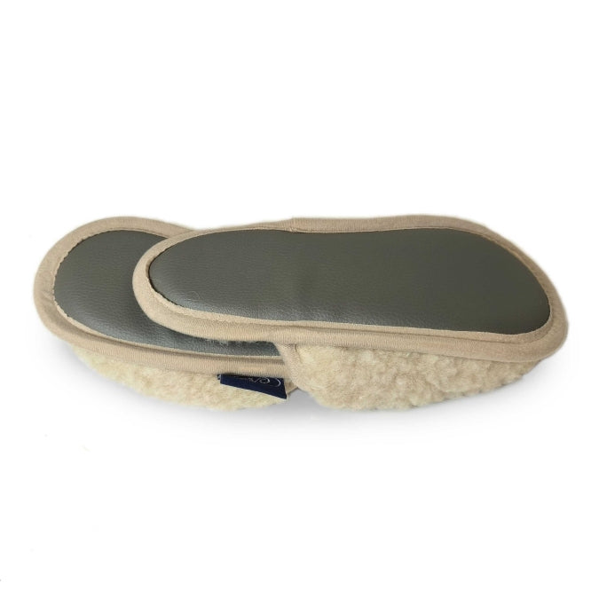Flip-flops. Australian Merino. Beige