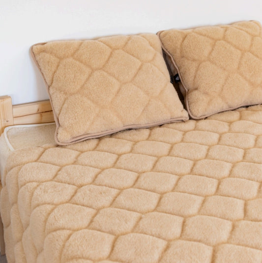 Kamelinvillapeitto Enaste, beige