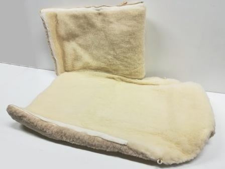 Lasten vaunulämpöpussi, beige – eurooppalaista merinovillaa